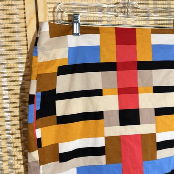 New York & Company Stretch Color Block Multicolored Pencil Skirt 18 - Picture 2 of 16